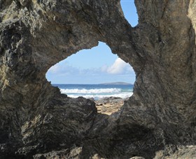 Glasshouse Rocks and Pillow Lava Image